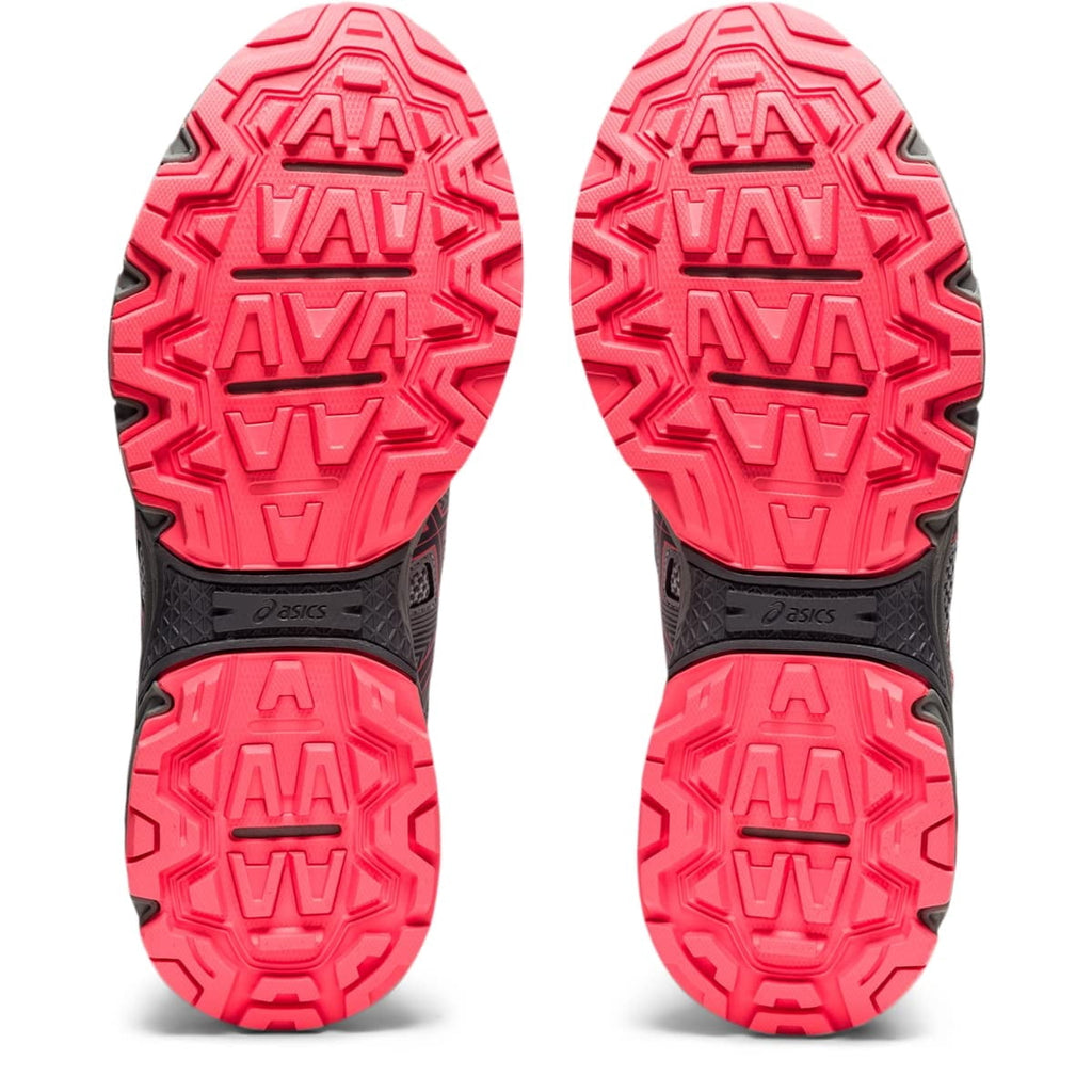 ASICS Women's Gel-Venture 8 Trail Shoes, Size 11 US ( Standard ), Piedmont Grey/Blazing Coral- Water Resistant