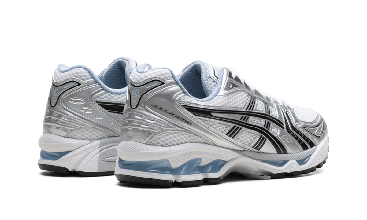 ASICS MENS GEL-Kayano 14 "JJJJound - White/Blue" 1203A961 101 1203A961 101 from Stadium Goods