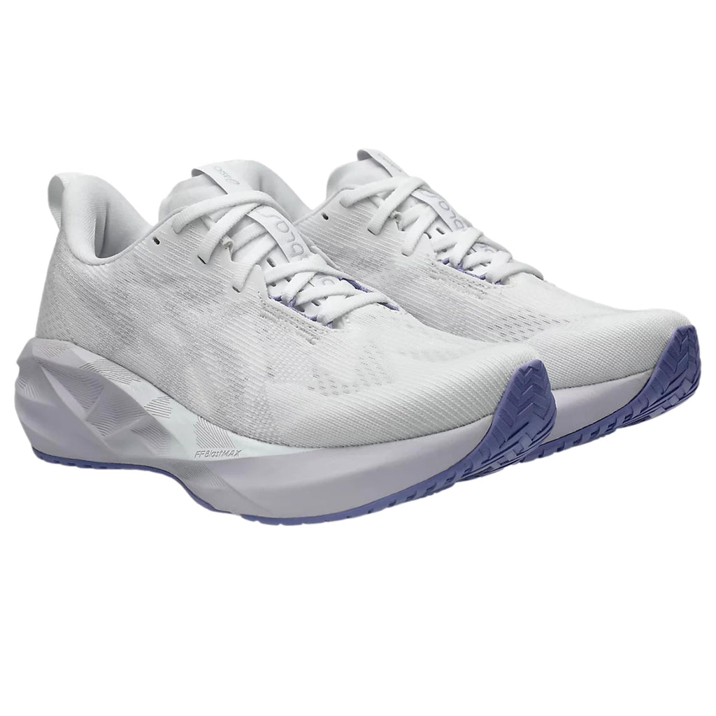 Asics Novablast 5 White / Lilac Hint 1012B765-103 Women's Size 10