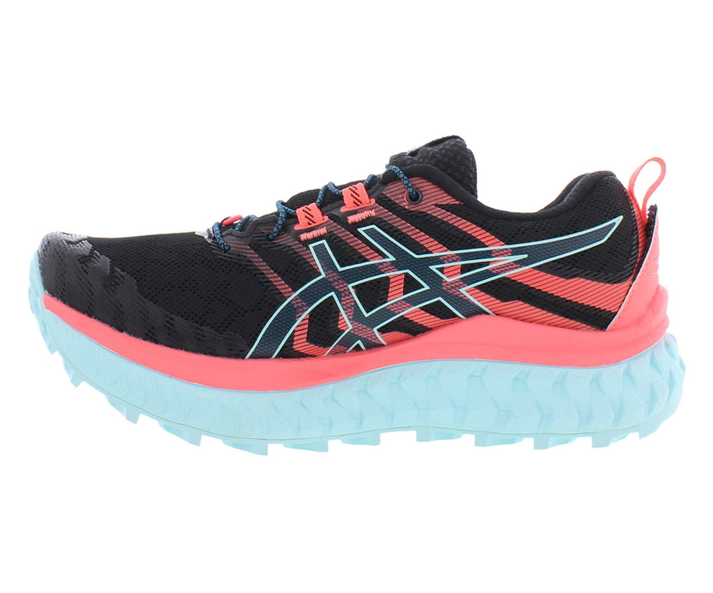 Asics Trabuco Max Womens Shoes Size 10, Color: Black/Red/Blue