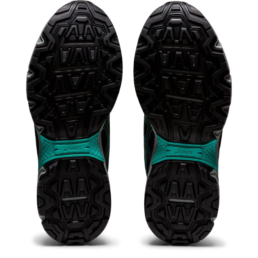 ASICS Women's Gel-Venture 8 Trail Shoes, Size 6.5 US ( Standard ), Black/Baltic Jewel- Water Resistant