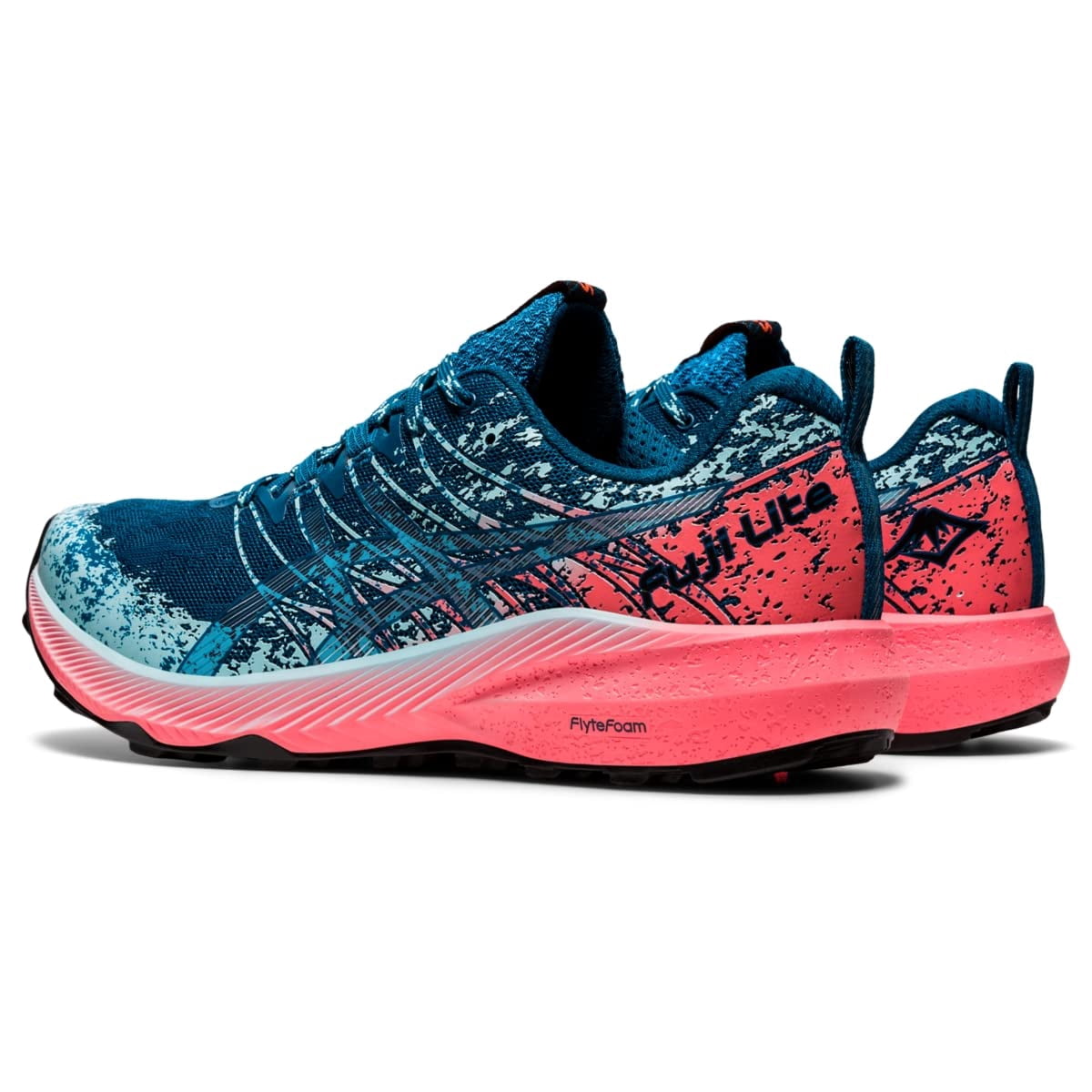 ASICS Women's Fuji Lite 2 Running Shoes, Size 7.5 US ( MEDIUM ) , DEEP SEA Teal/Pure Silver
