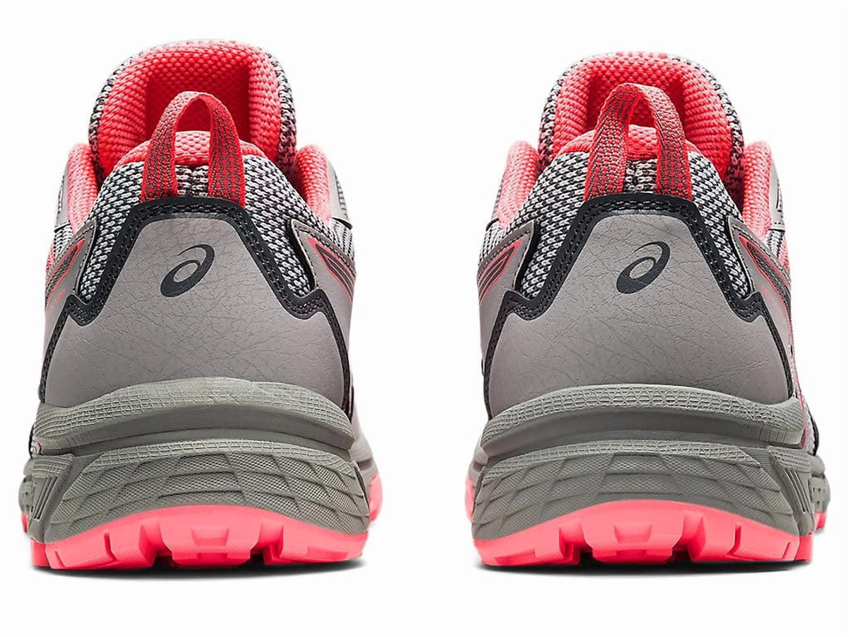 ASICS Women's Gel-Venture 8 Trail Shoes, Size 11 US ( Standard ), Piedmont Grey/Blazing Coral- Water Resistant
