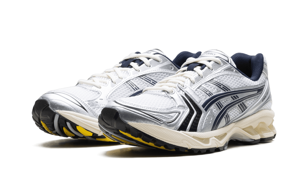 ASICS MENS GEL-Kayano 14 "JJJJound - White/Navy" 1203A961 100 1203A961 100 from Stadium Goods