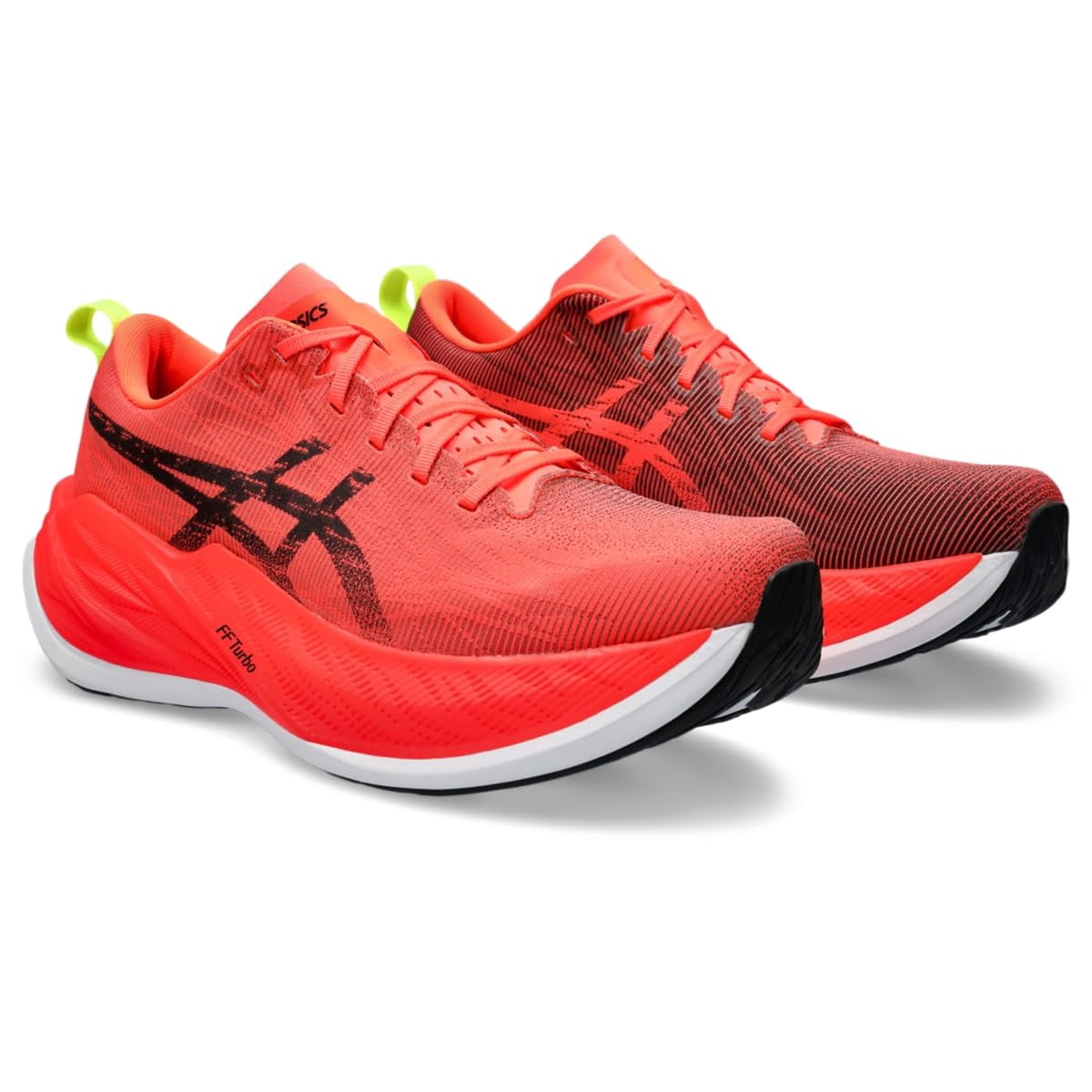 ASICS Unisex SUPERBLAST long Distance & Tempo Running Shoe, ( 9.5 US Men / 11 US Women ) Standard , Sunrise RED/Black
