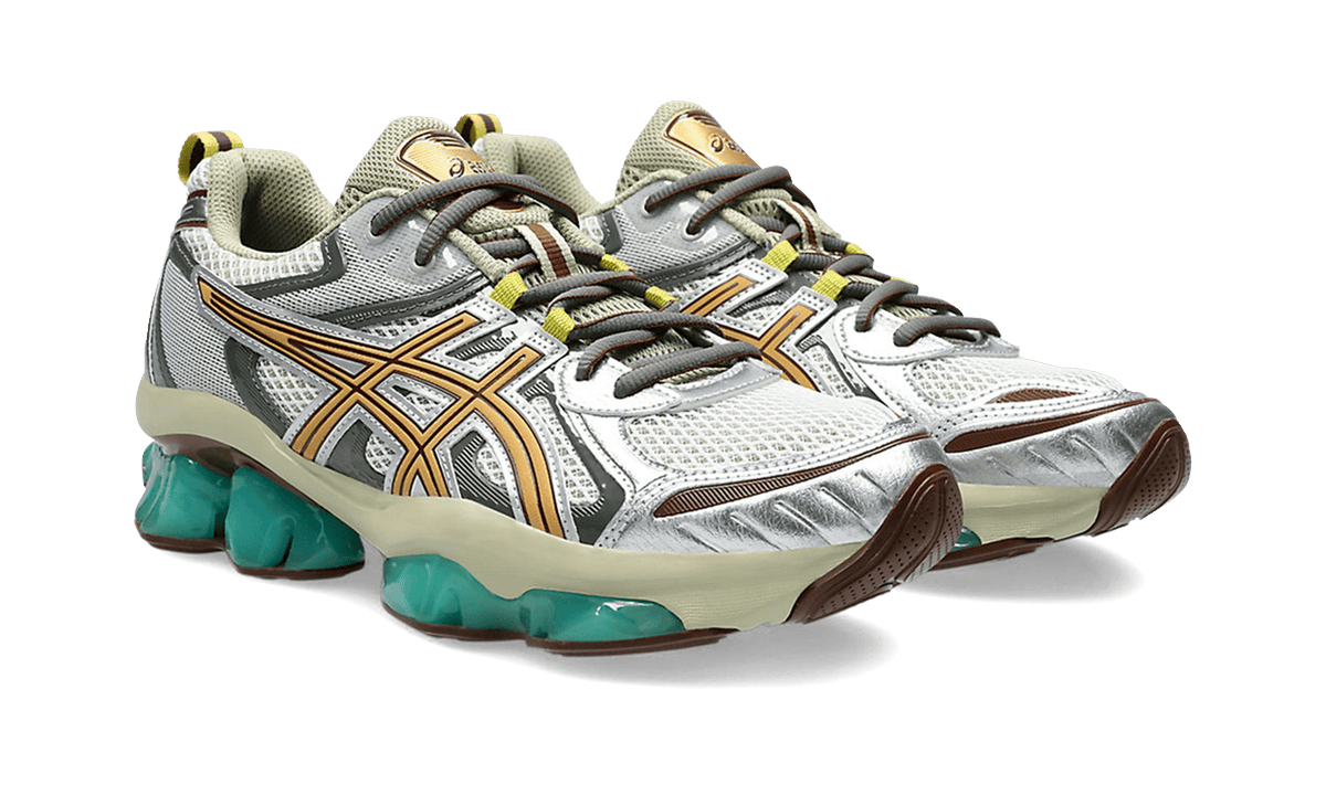 ASICS MENS GEL-Quantum Kinetic "White Khaki" 1203A270 102 1203A270 102 from Stadium Goods