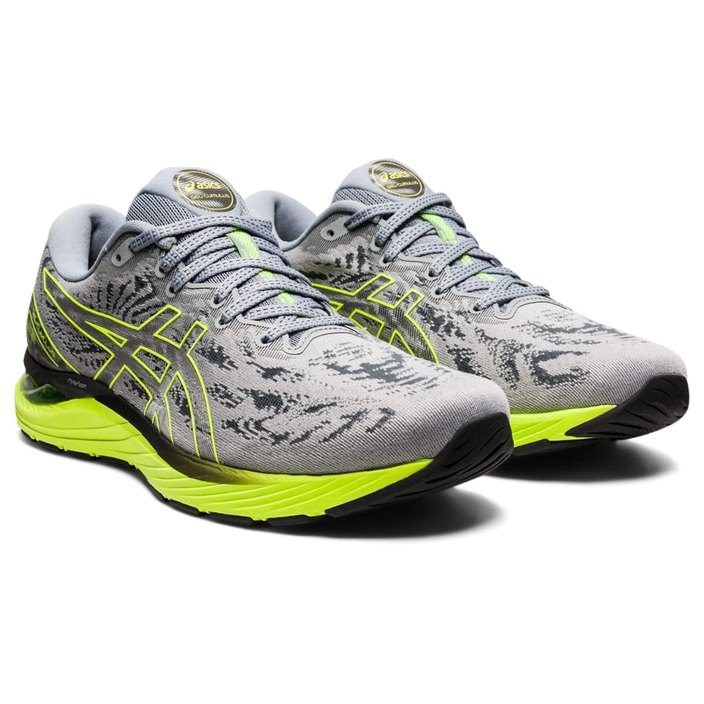 ASICS Men's Gel-Cumulus 23 Running Shoes, Size 10 US ( Standard ), Sheet Rock/Hazard Green