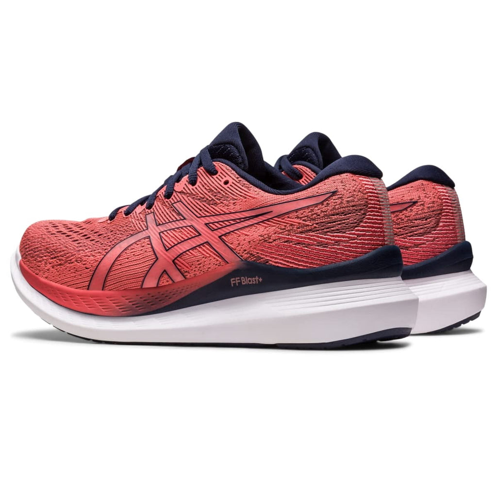ASICS Women's GlideRide 3 Running Shoes, Papaya/Midnight, US 6.5 B
