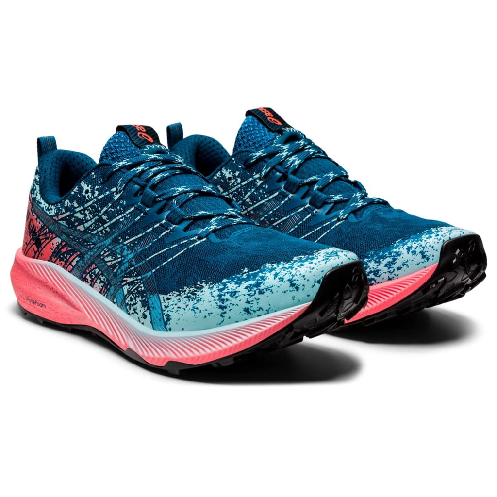 ASICS Women's Fuji Lite 2 Running Shoes, Size 10.5 US ( Standard ) , DEEP SEA Teal/Pure Silver