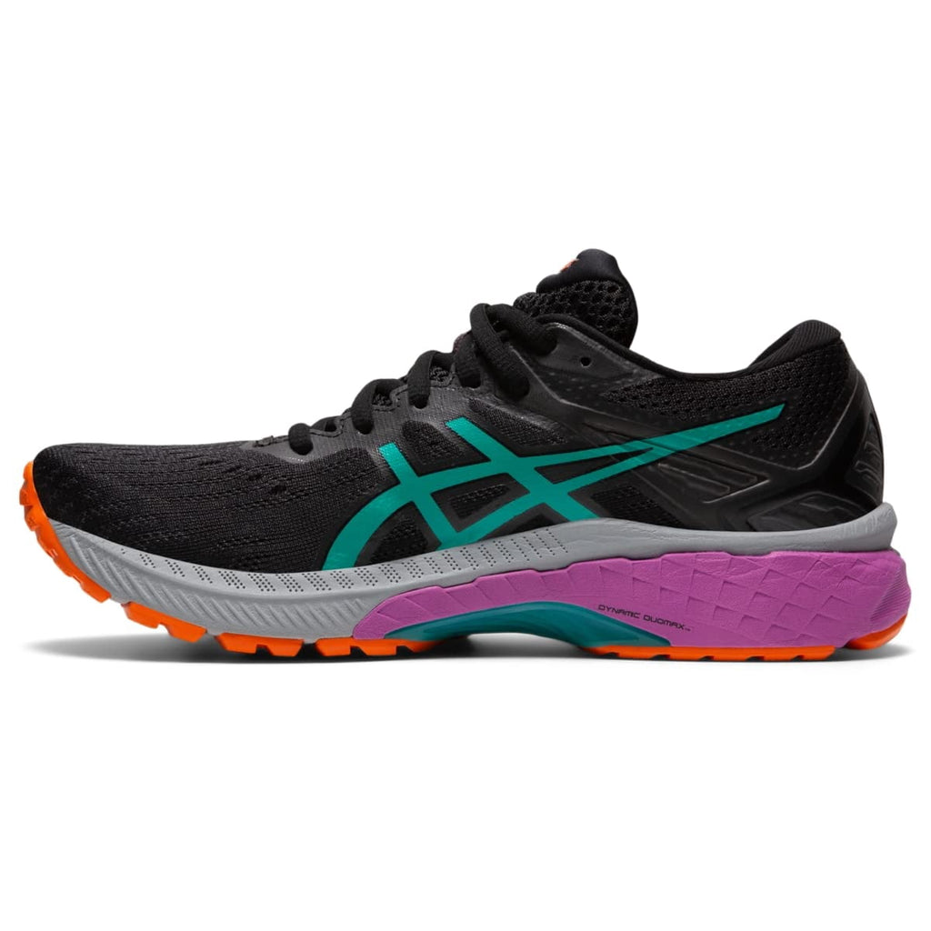 ASICS Women's GT-2000 9 "Trail Edition" Running & Walking Shoes , Size 5 US ( Standard ), Black/Baltic Jewel - overpronation