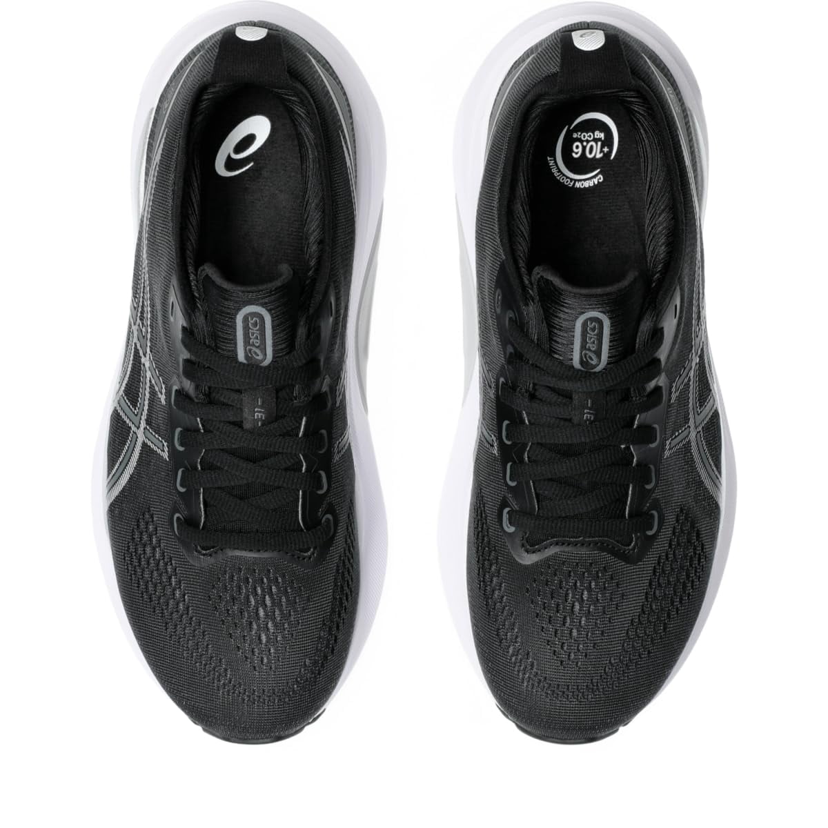 ASICS Women's Gel-Kayano 31 Running Shoes, Black/Pure Silver, US 10.5 Medium