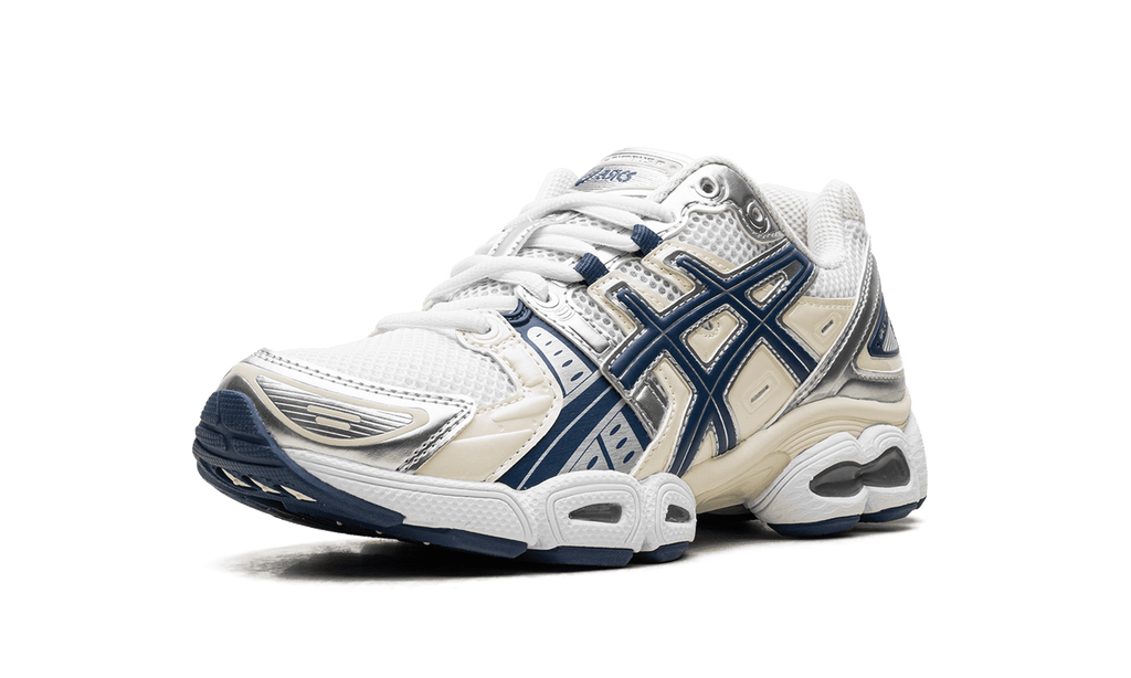 ASICS WOMENS Gel-Nimbus 9 Womens "White Light Indigo" 1202A278 108 1202A278 108 from Stadium Goods