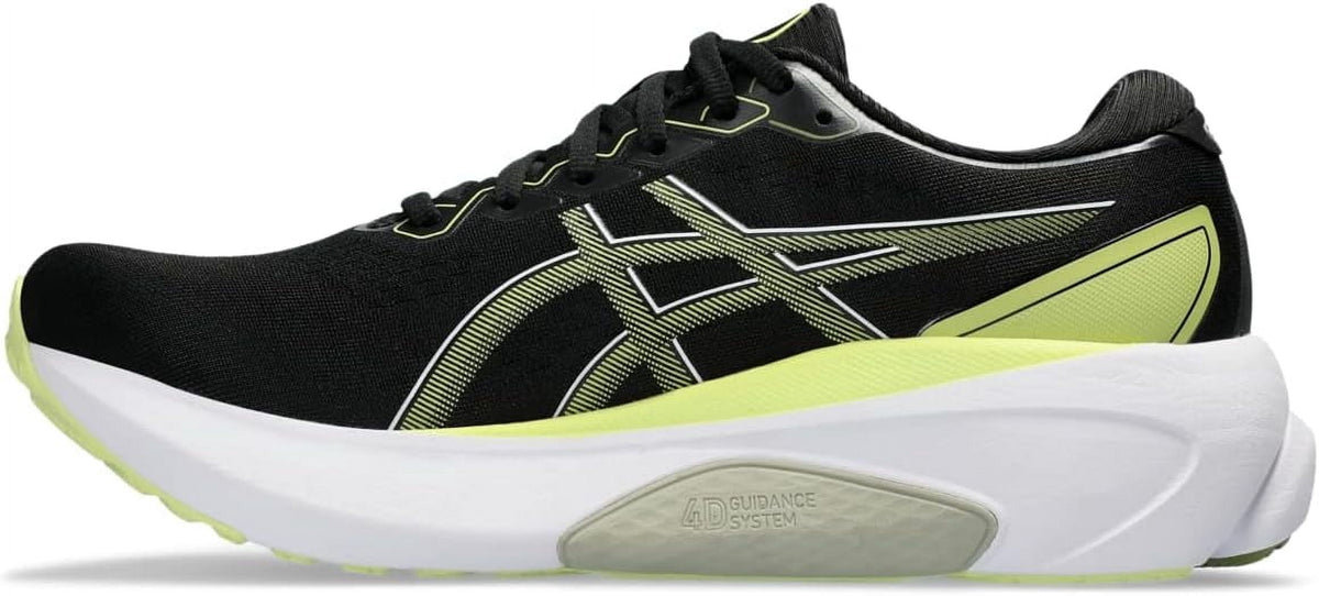 ASICS Men's Gel-Kayano 30 Running Shoes, Black/Glow Yellow, 10