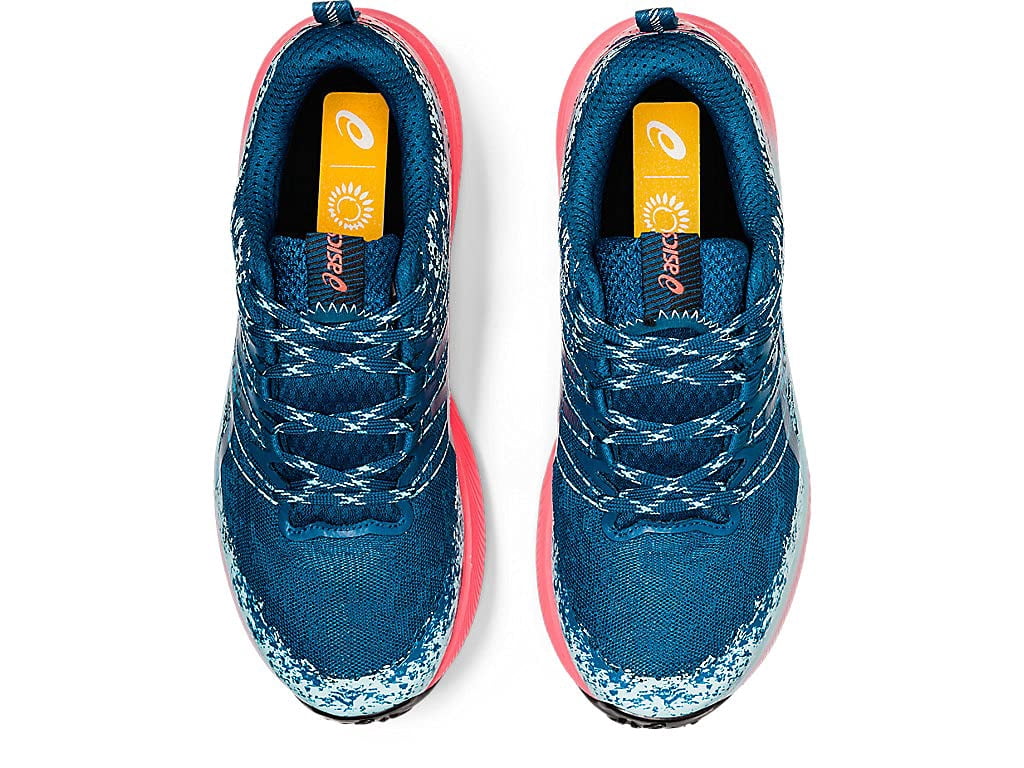 ASICS Women's Fuji Lite 2 Running Shoes, Size 7.5 US ( MEDIUM ) , DEEP SEA Teal/Pure Silver