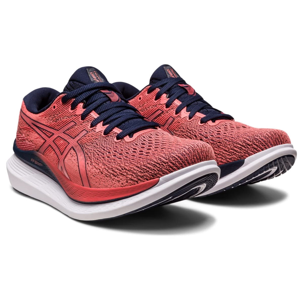 ASICS Women's GlideRide 3 Running Shoes, Papaya/Midnight, US 6.5 B