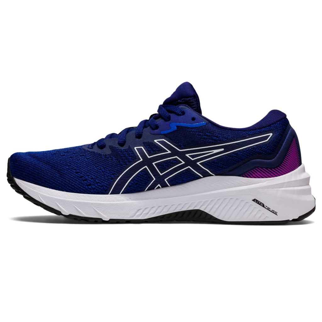ASICS Women's GT-1000 11 Trail Running & Training shoes, Size 12 US ( WIDE ), Lapis Lazuli Blue/Soft Sky