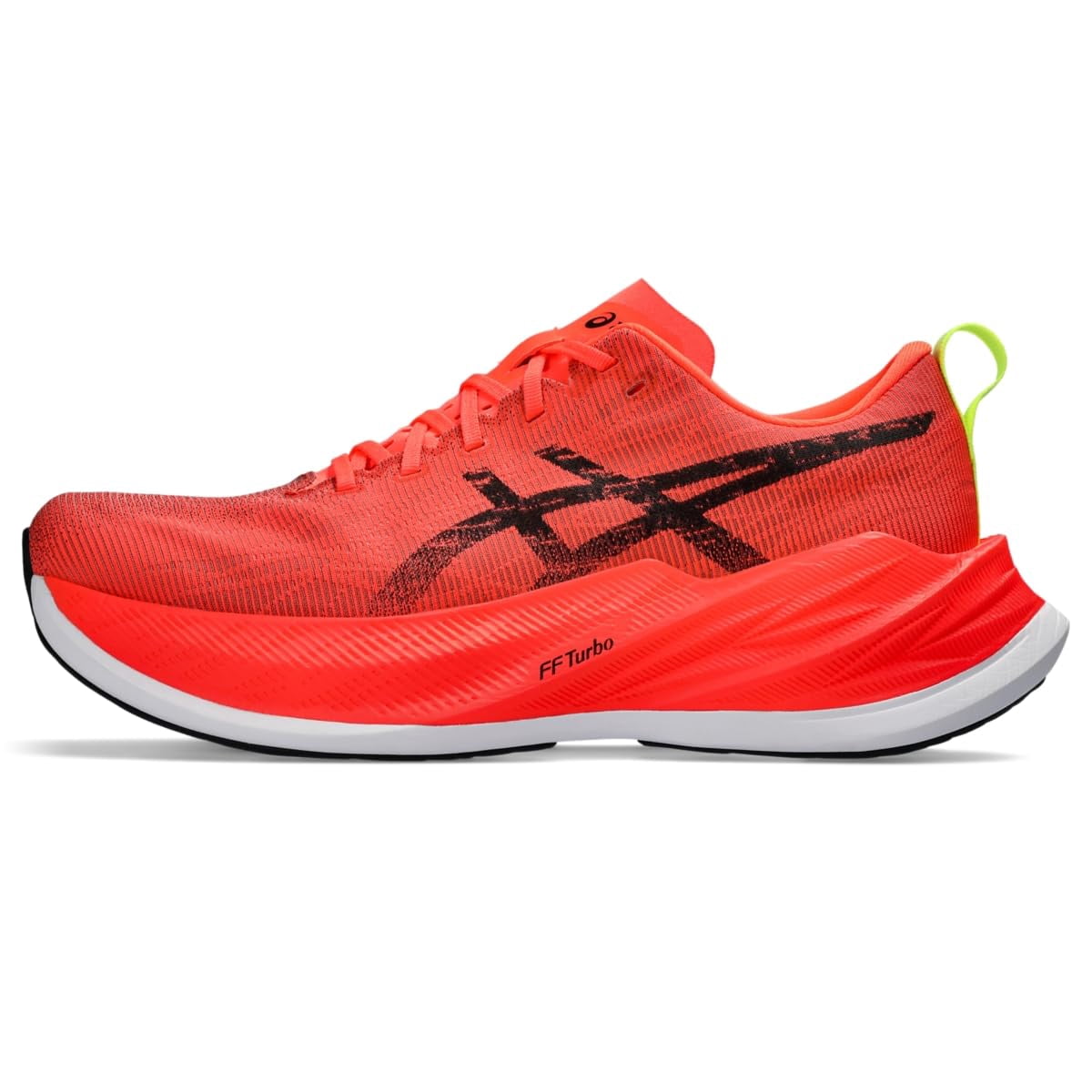 ASICS Unisex SUPERBLAST long Distance & Tempo Running Shoe, ( 9.5 US Men / 11 US Women ) Standard , Sunrise RED/Black