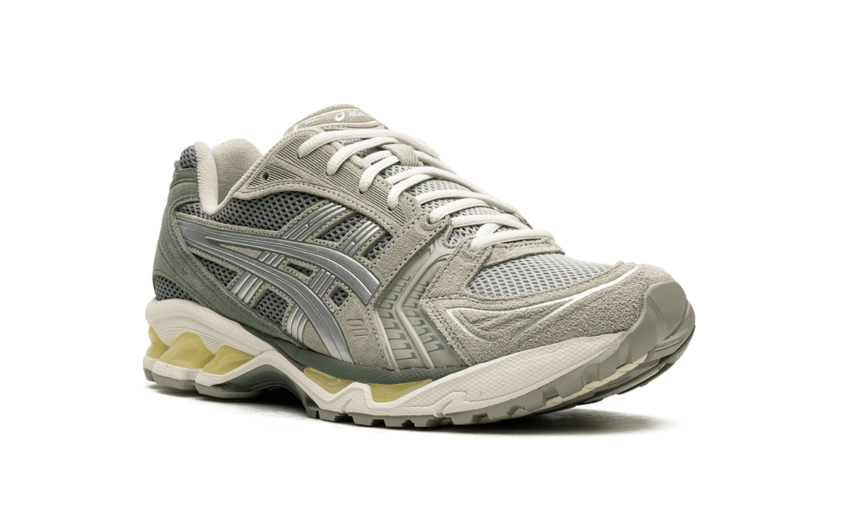 ASICS MENS GEL KAYANO 14 "Olive Grey Pure Silver" 1201A161 301 from Stadium Goods
