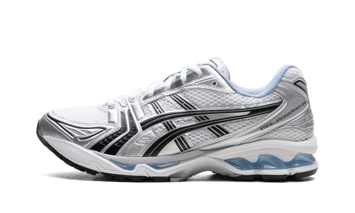 ASICS MENS GEL-Kayano 14 "JJJJound - White/Blue" 1203A961 101 1203A961 101 from Stadium Goods