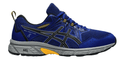 ASICS Men's Gel-Venture 8 Everyday Trail Shoes, Size 9 US ( EXTRA WIDE ), Monaco Blue/Black- Water Resistant