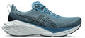 ASICS Men's NOVABLAST 4 Running Shoes, Size 8 US ( WIDE ), Blue Teal/Evening Teal