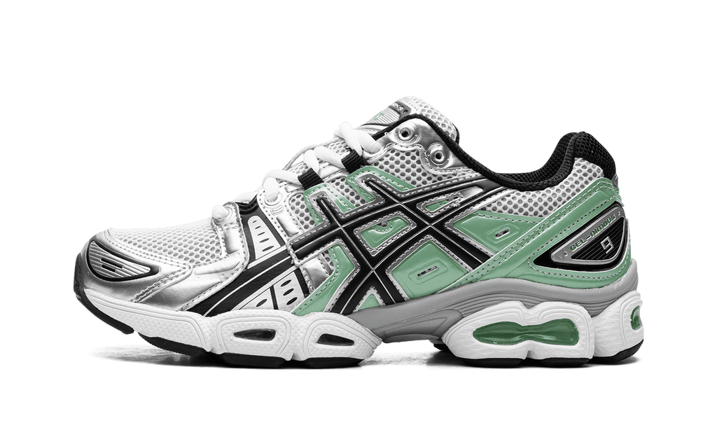 ASICS WOMENS GEL-NIMBUS 9 WMNS "White / Bamboo" 1202A278 109 from Stadium Goods