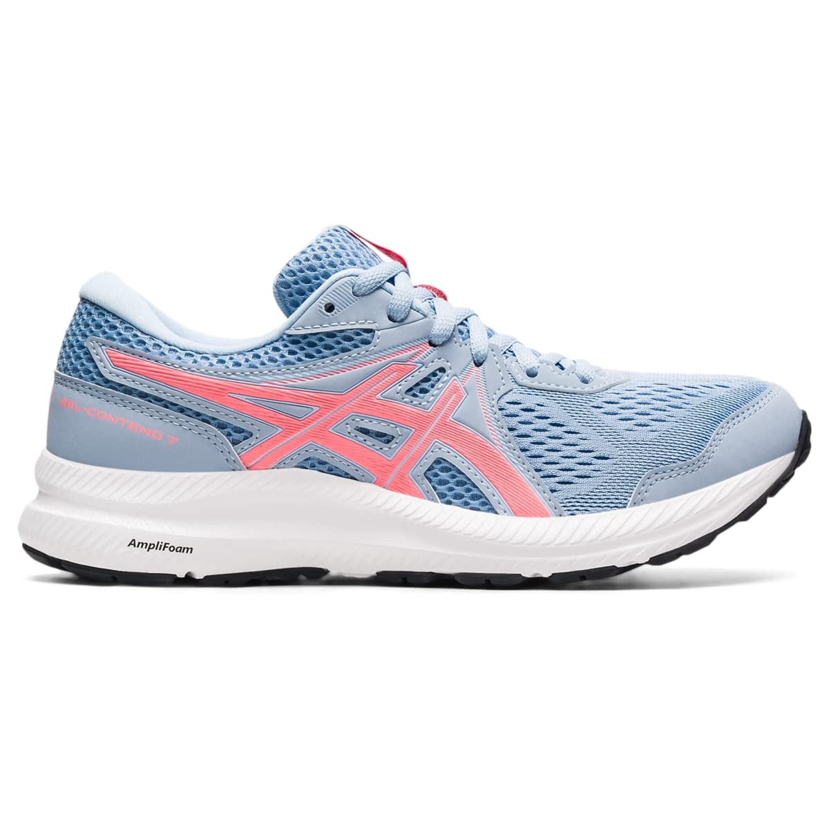 ASICS Women's Gel-Contend 7 Running shoes, 12 US ( Standard ) - Mist/Blazing Coral