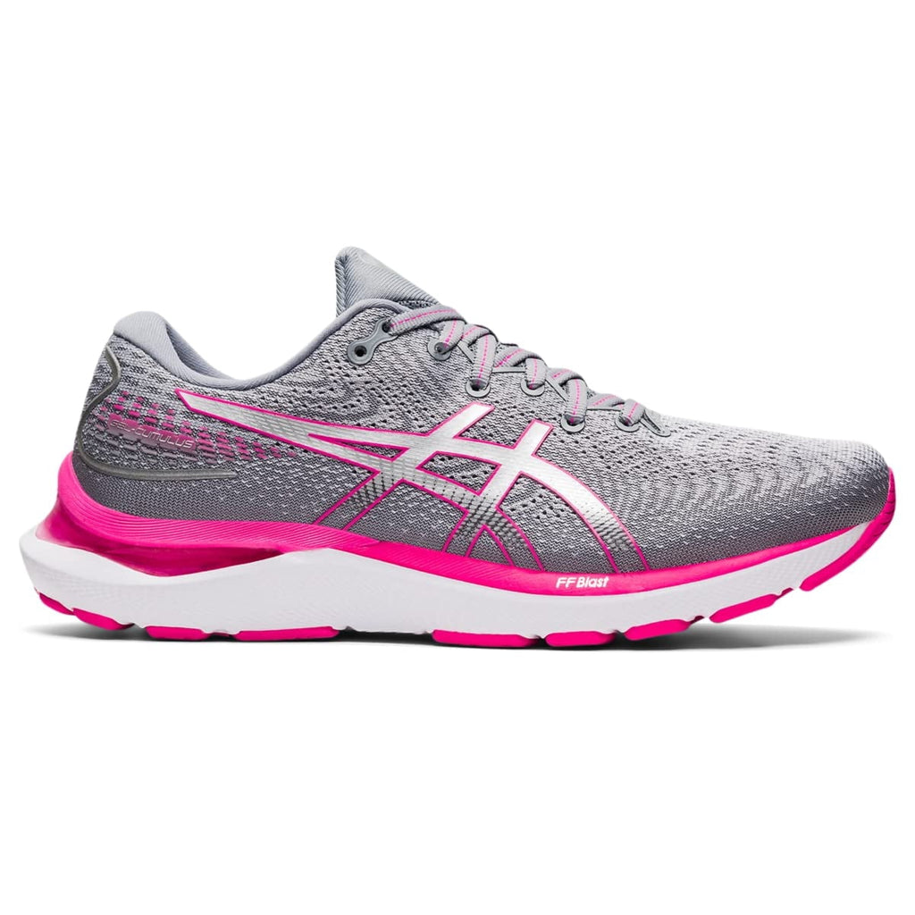 ASICS Women's Gel-Cumulus 24 Running Shoes, Size 5 US ( WIDE ), Sheet Rock/Pink GLO