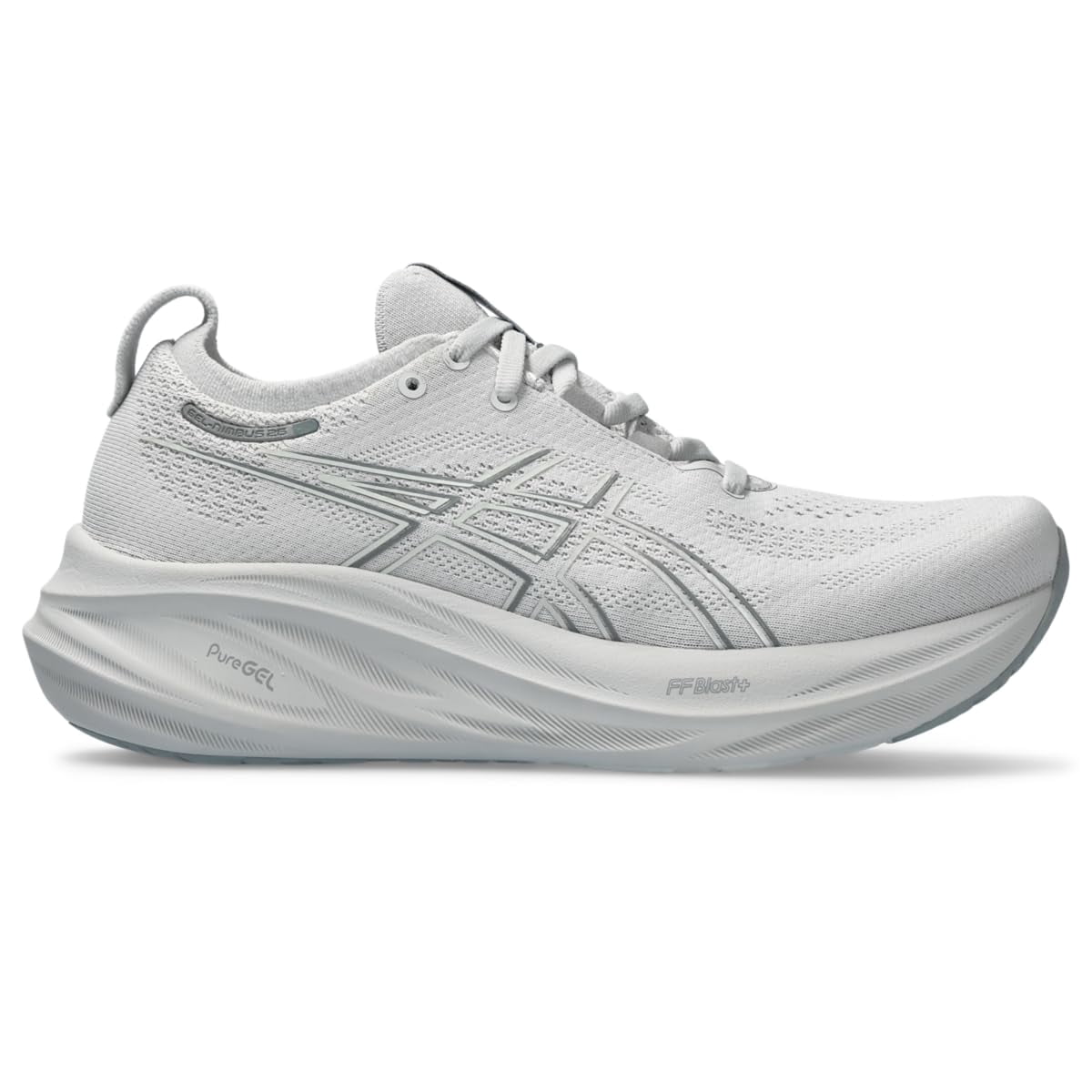 ASICS Women's Gel-Nimbus 26 Running Shoes, Size 6 US ( Standard ) , Concrete/Pure Silver