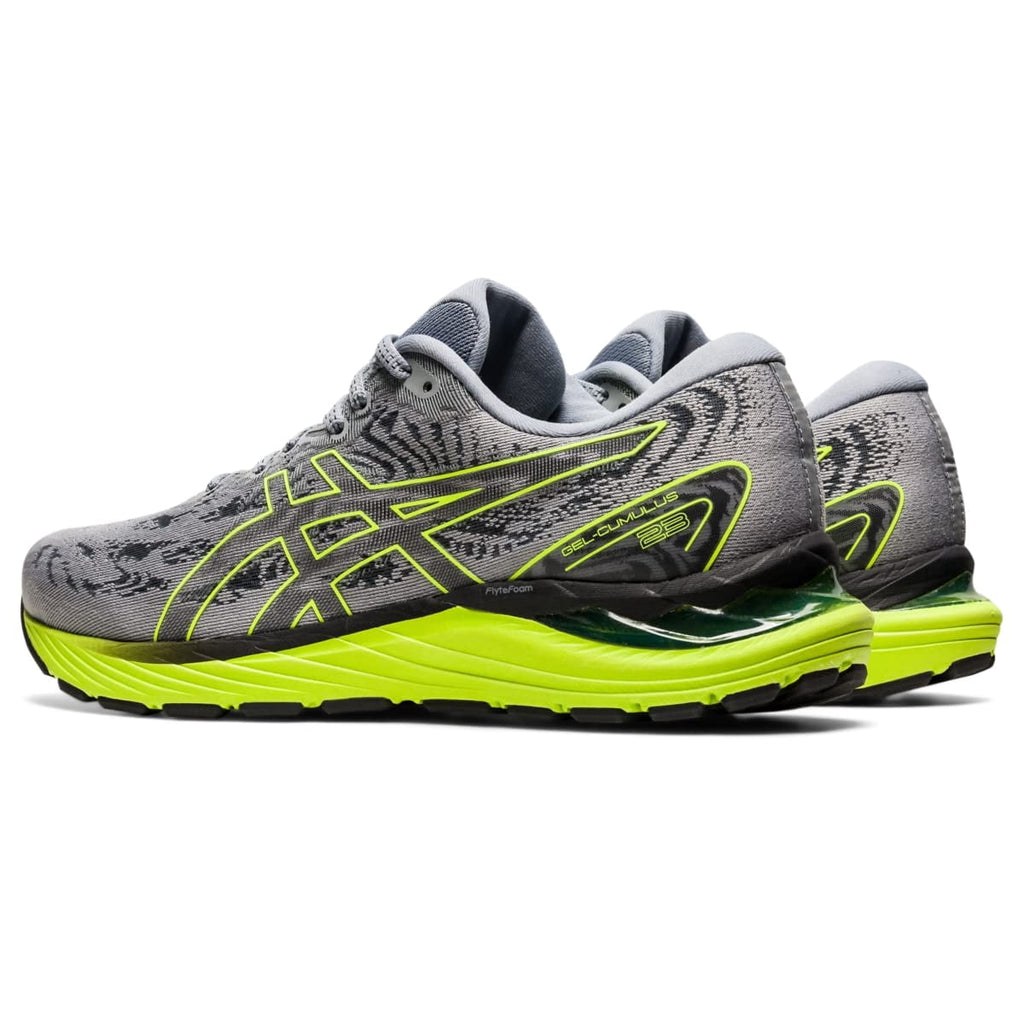 ASICS Men's Gel-Cumulus 23 Running Shoes, Size 10 US ( Standard ), Sheet Rock/Hazard Green