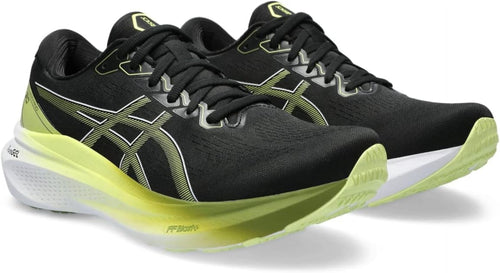ASICS Men's Gel-Kayano 30 Running Shoes, Black/Glow Yellow, 10