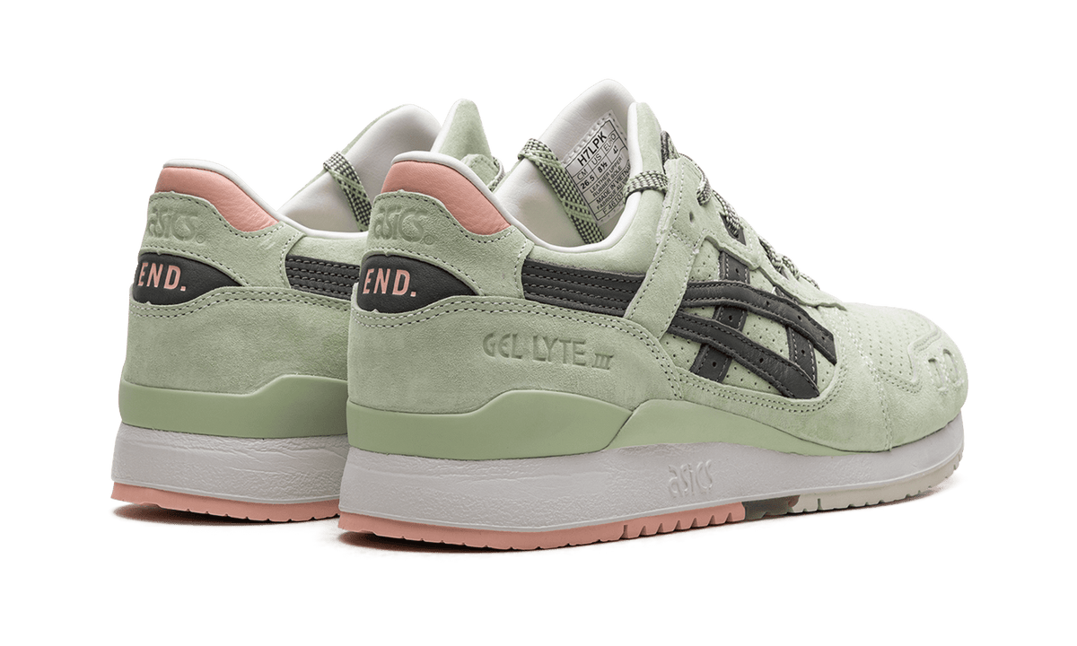 ASICS MENS Gel Lyte III "Asics x End "Wasabi" Special Box" H7LPK 8512 A H7LPK 8512 A from Stadium Goods