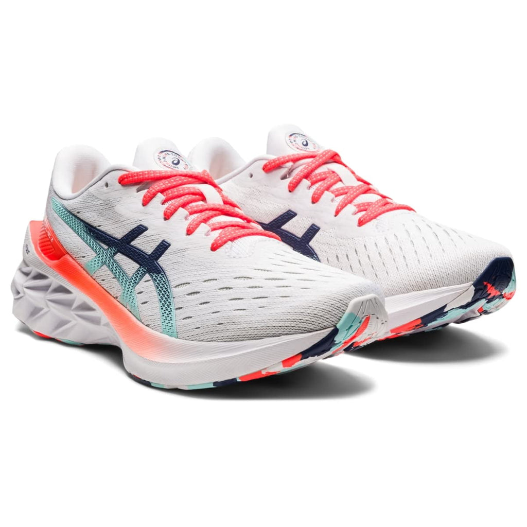 ASICS Women's NOVABLAST 2 Running Shoes, Size 7 US ( Standard ), White / White