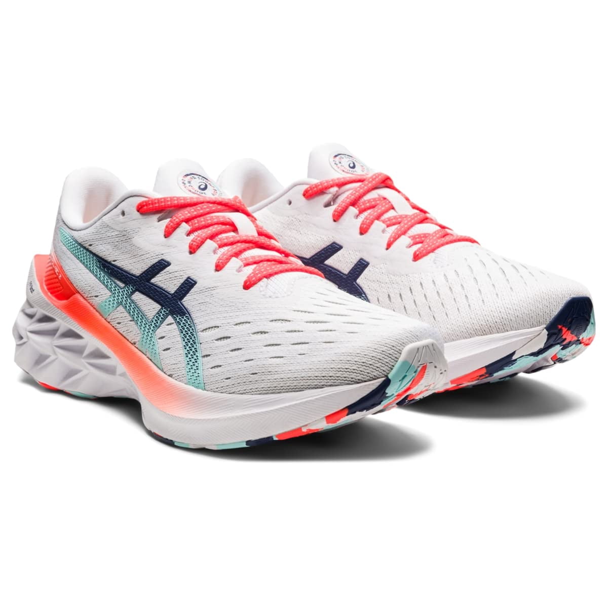 ASICS Women's NOVABLAST 2 Running Shoes, Size 7 US ( Standard ), White / White