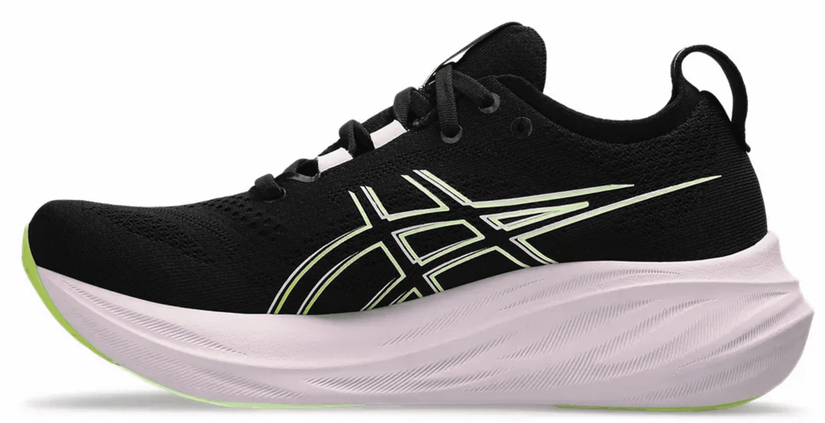 ASICS Women's Gel-Nimbus 26 Running Shoes, Size 11.5 US ( Standard ) , Black/NEON Lime