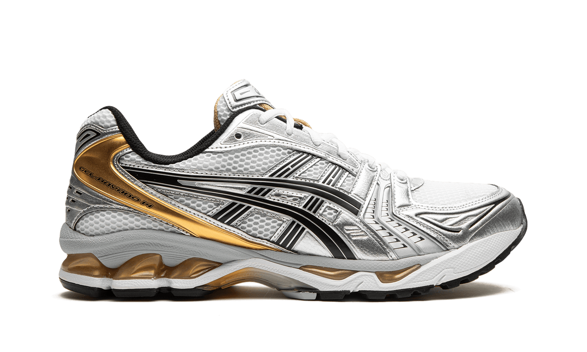 ASICS MENS Gel-Kayano 14 "White / Pure Gold" 1201A019 102 from Stadium Goods