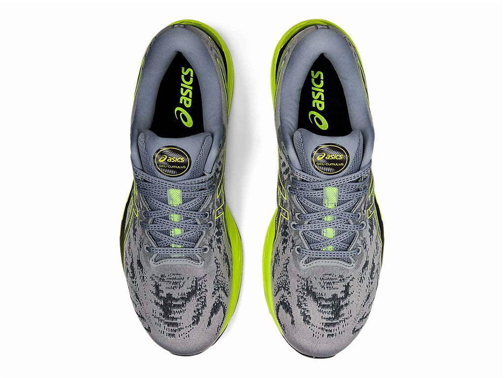 ASICS Men's Gel-Cumulus 23 Running Shoes, Size 10 US ( Standard ), Sheet Rock/Hazard Green