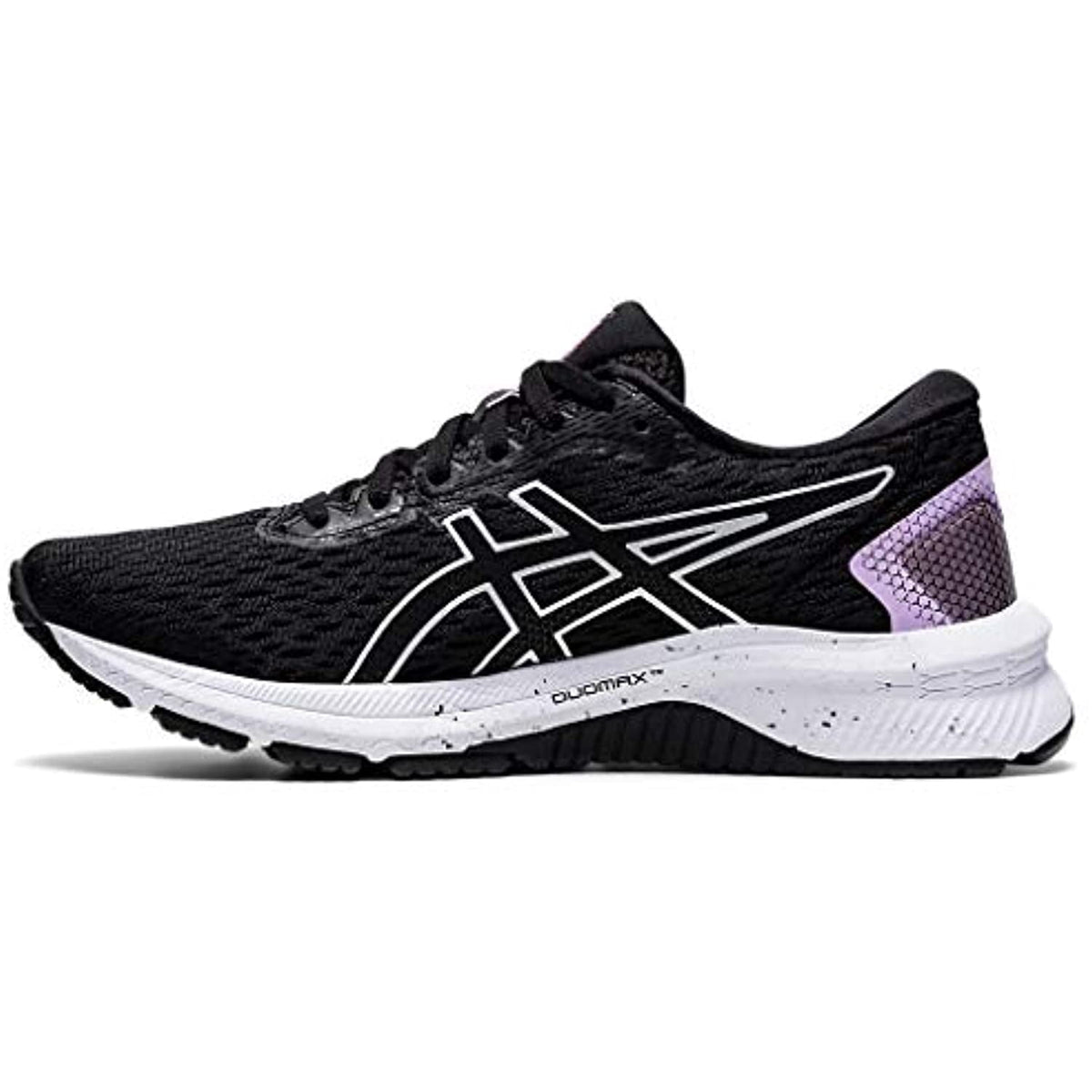ASICS Women's GT-1000 9 Running Shoes, 6.5M, Black/Pure Silver