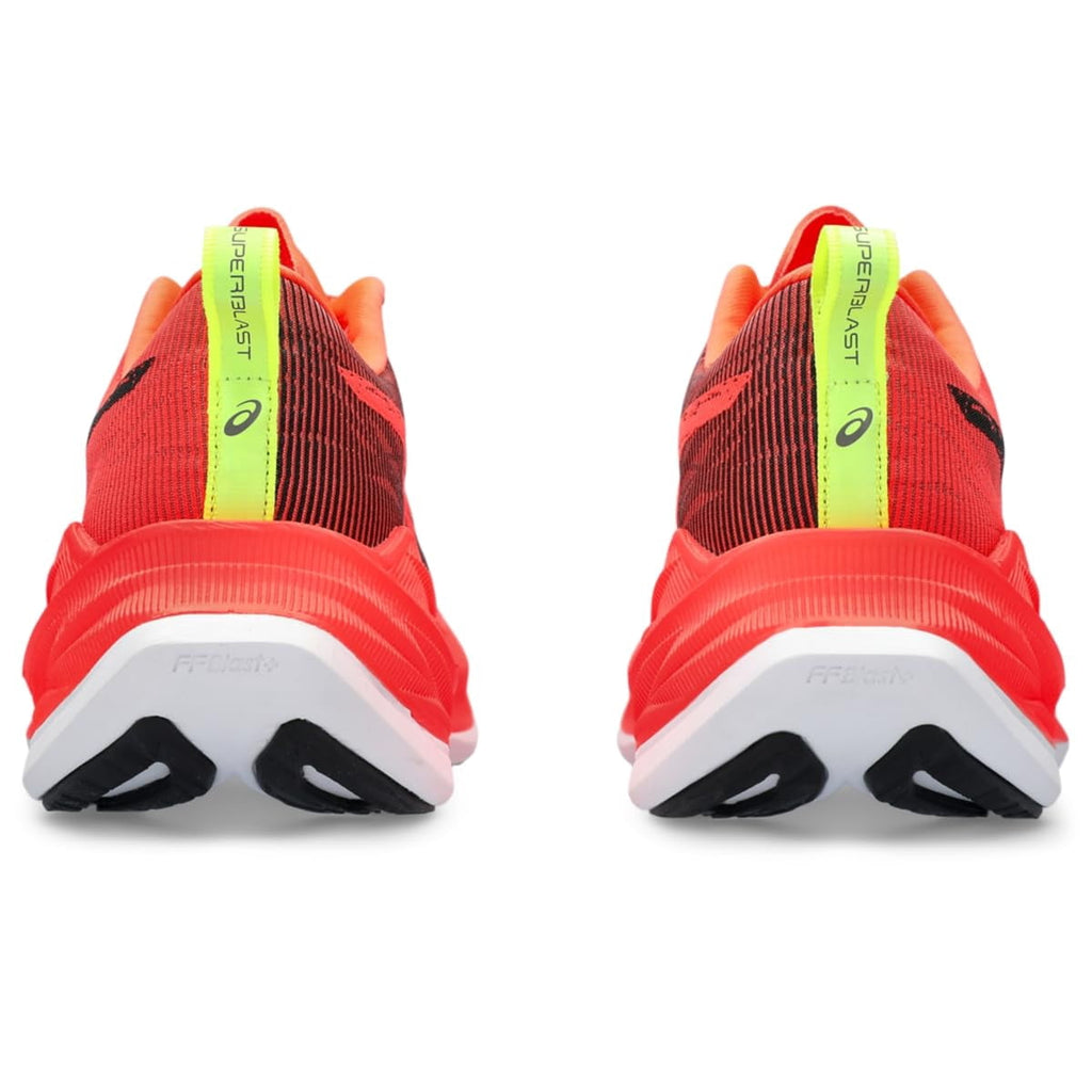 ASICS Unisex SUPERBLAST long Distance & Tempo Running Shoe, ( 9.5 US Men / 11 US Women ) Standard , Sunrise RED/Black