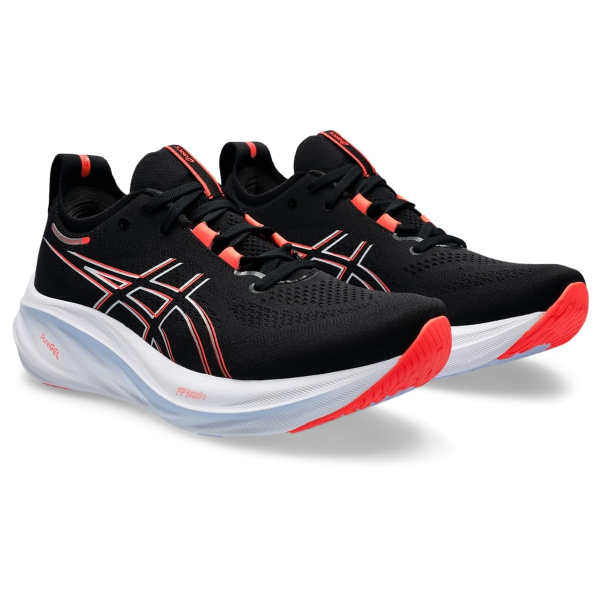ASICS Men's Gel-Nimbus 26 Running Shoes, Size 15 US ( Standard ) , Black/True RED