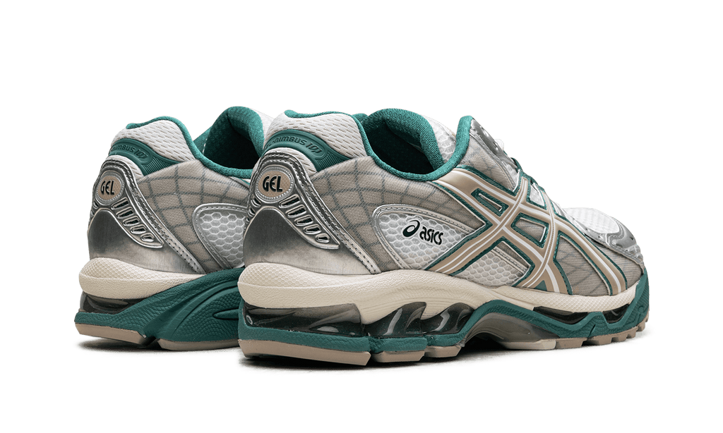 ASICS MENS GEL-Nimbus 10.1 "White/Rainy Lake" 1203A543 102 1203A543 102 from Stadium Goods