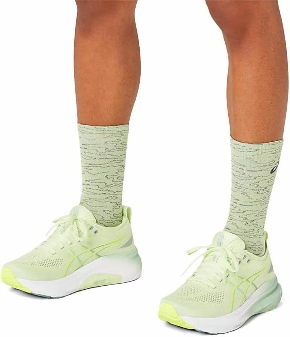 ASICS Women's Gel-Kayano 31 Running Shoes, Cool Matcha/Light Celadon, US 10 Wide