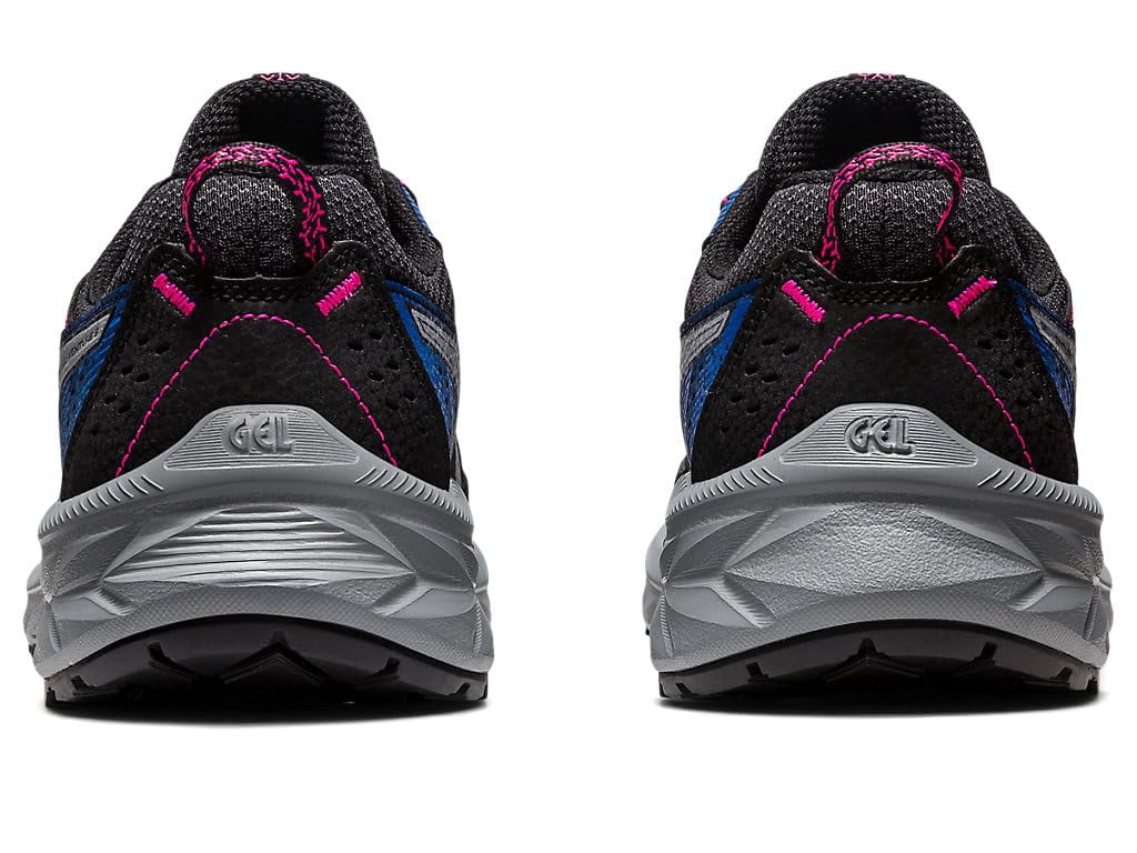 ASICS Women's Gel-Venture 9 Trail Shoes, Size 10.5 US ( WIDE ), Black/Pure Silver- Water Resistant