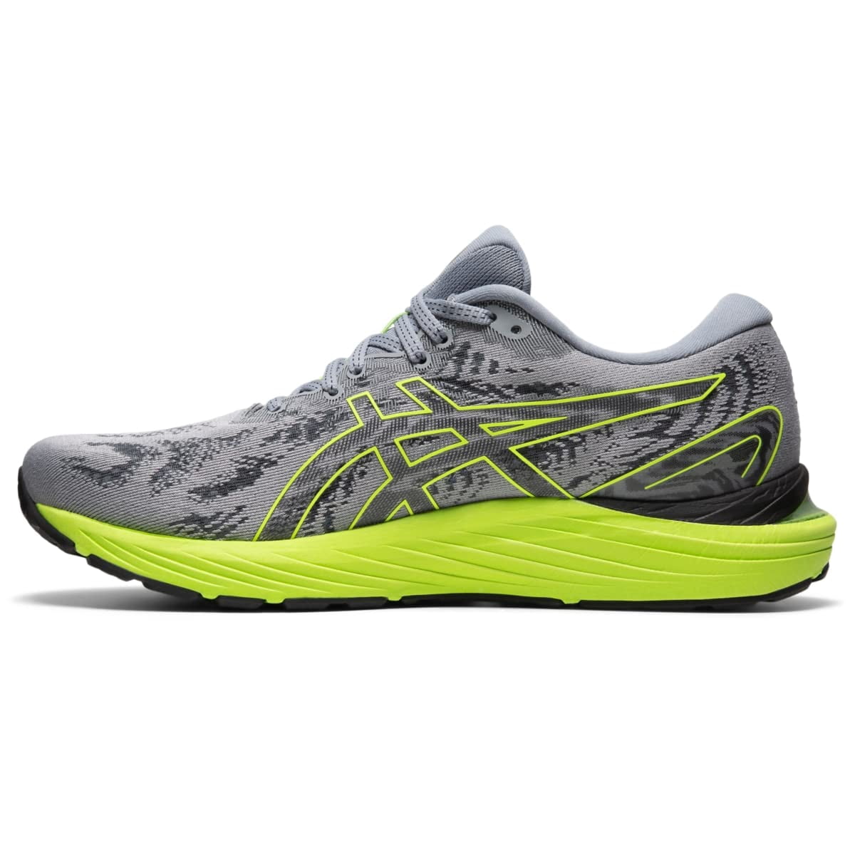 ASICS Men's Gel-Cumulus 23 Running Shoes, Size 10 US ( Standard ), Sheet Rock/Hazard Green
