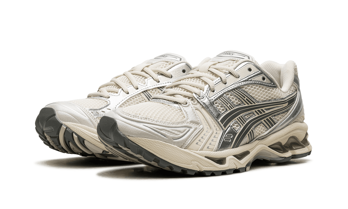 ASICS MENS GEL KAYANO 14 "BIRCH DARK PEWTER" 1201A019 200 from Stadium Goods