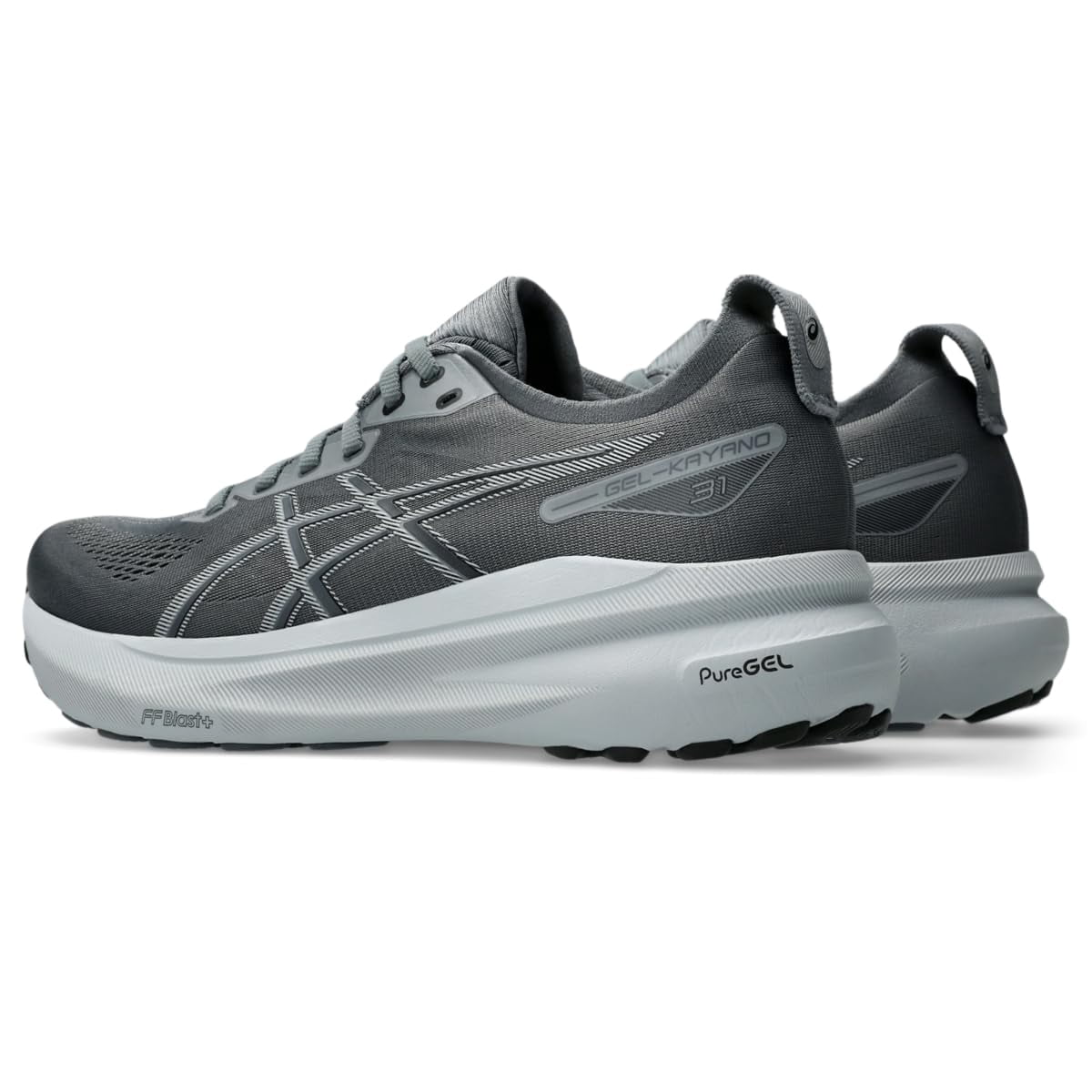 ASICS Men's Gel-Kayano 31 Running Shoes, Steel Grey/Piedmont Grey, US 11.5 4E
