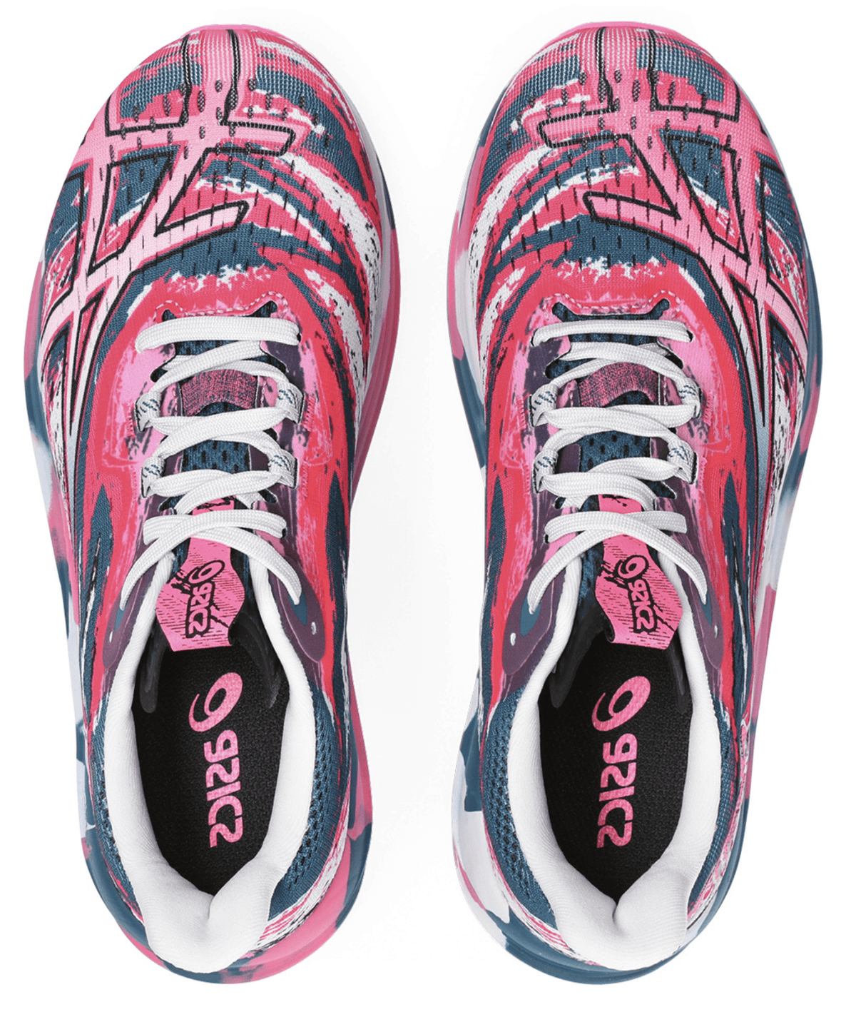 ASICS Women's Noosa TRI 15 Running Shoes, Size 5 US ( Standard ), RESTFUL Teal/HOT Pink
